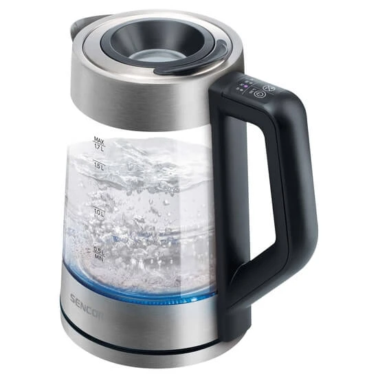 ელექტრო ჩაიდანი Sencor SWK 1795SS Electric Kettle, Volume 1.7L,50/70/80/90/100 C, Power Input: 2200 W, Central