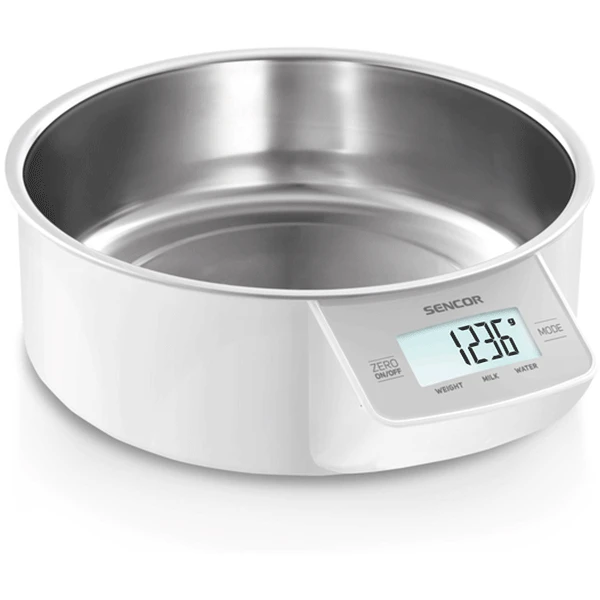 სამზარეულოს სასწორი Sencor SKS 4030WH Kitchen Scale, 5Kg,1gr, White