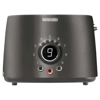 ტოსტერი Sencor STS 6058BK Toaster, 2 slots for making two slices (length 135 mm), Premium metallic