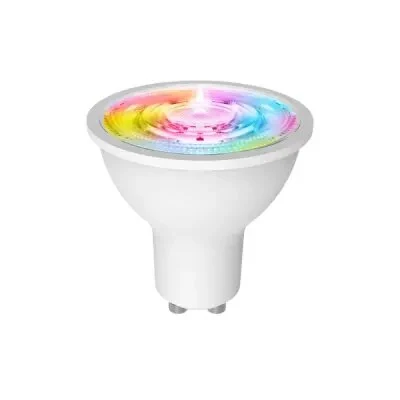 Moes ZB-TD5-RCW-GU10- MS ZigBee GU10 ტიპის ჭკვიანი LED ნათურა, დიმირებით, განათების