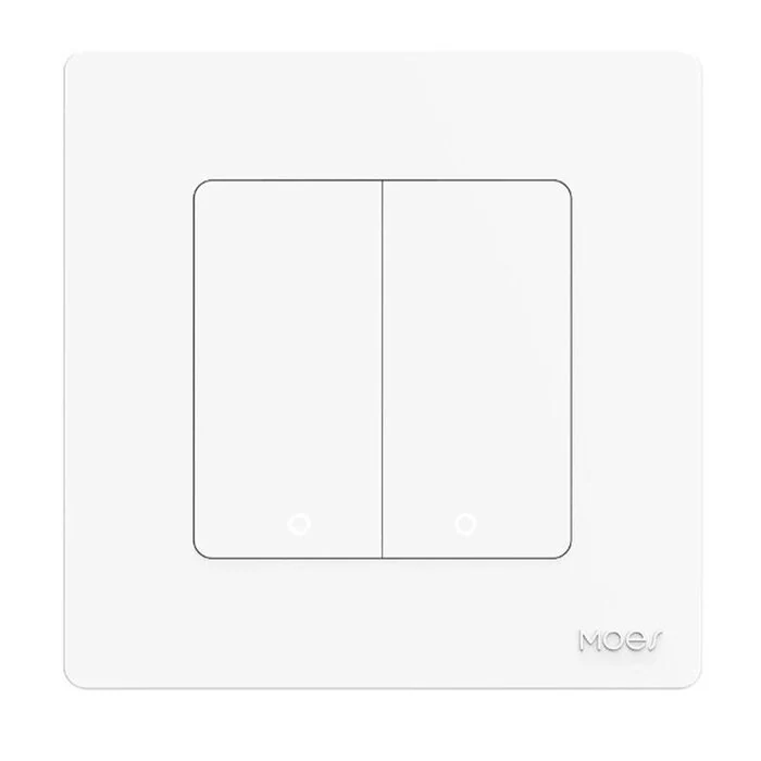 ჭკვიანი გადამრთველი Moes Star Ring 2nd Generation Smart Single Pole 3 Way WIFI Switch WS-SR-EU2-L-WH-MS White