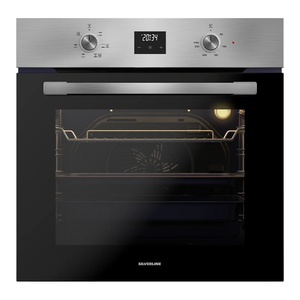 ჩასაშენებელი ღუმელი Silverline 6502 INOX