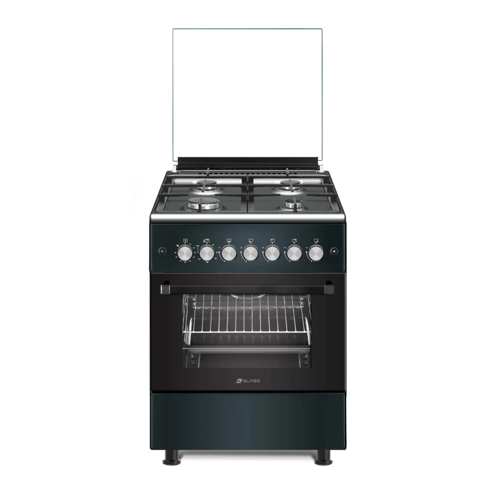 გაზქურა კომბინირებული ღუმელით Alneo ALN 6070TS ANTRASIT FAN