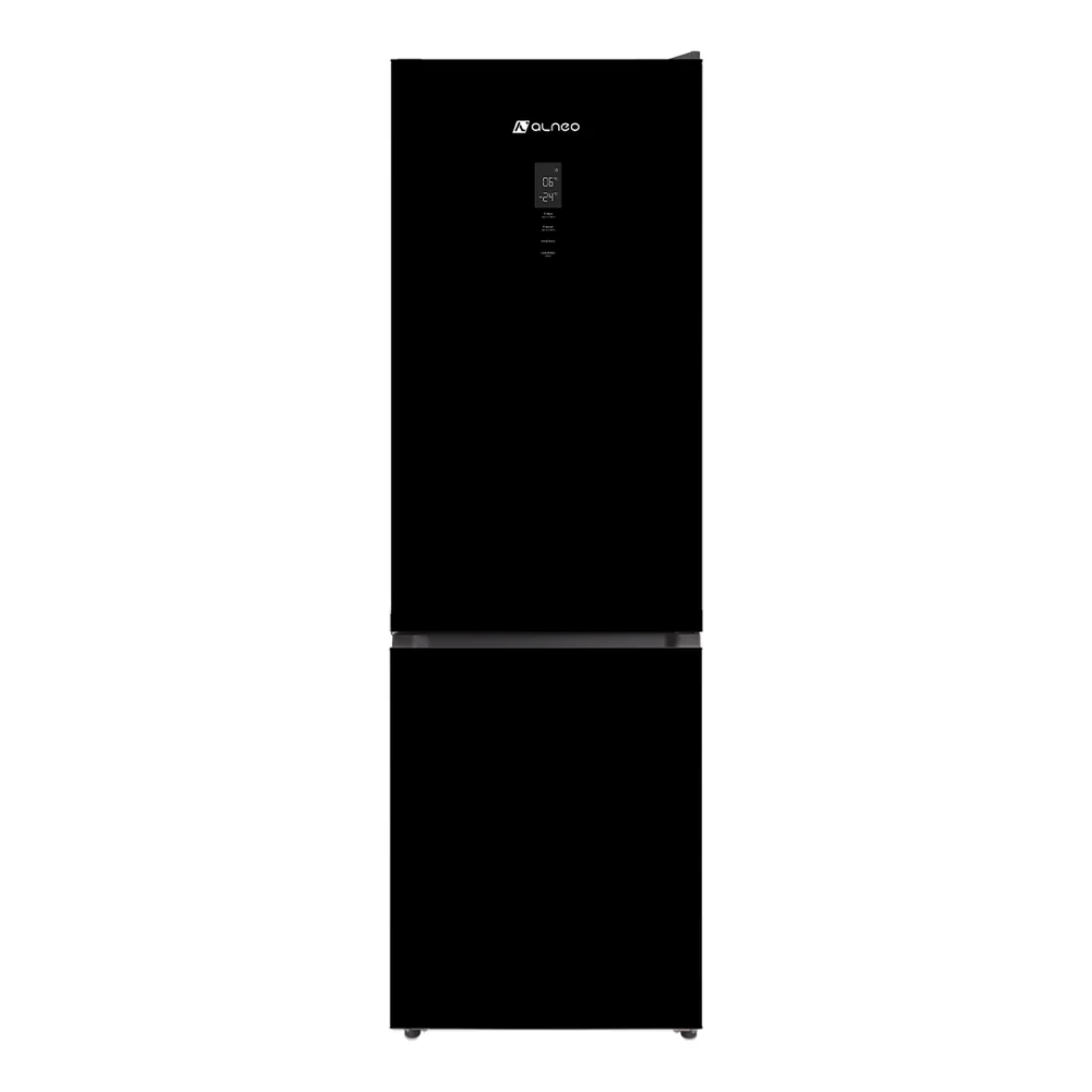 მაცივარი Alneo ALN 301 BLACK GLASS