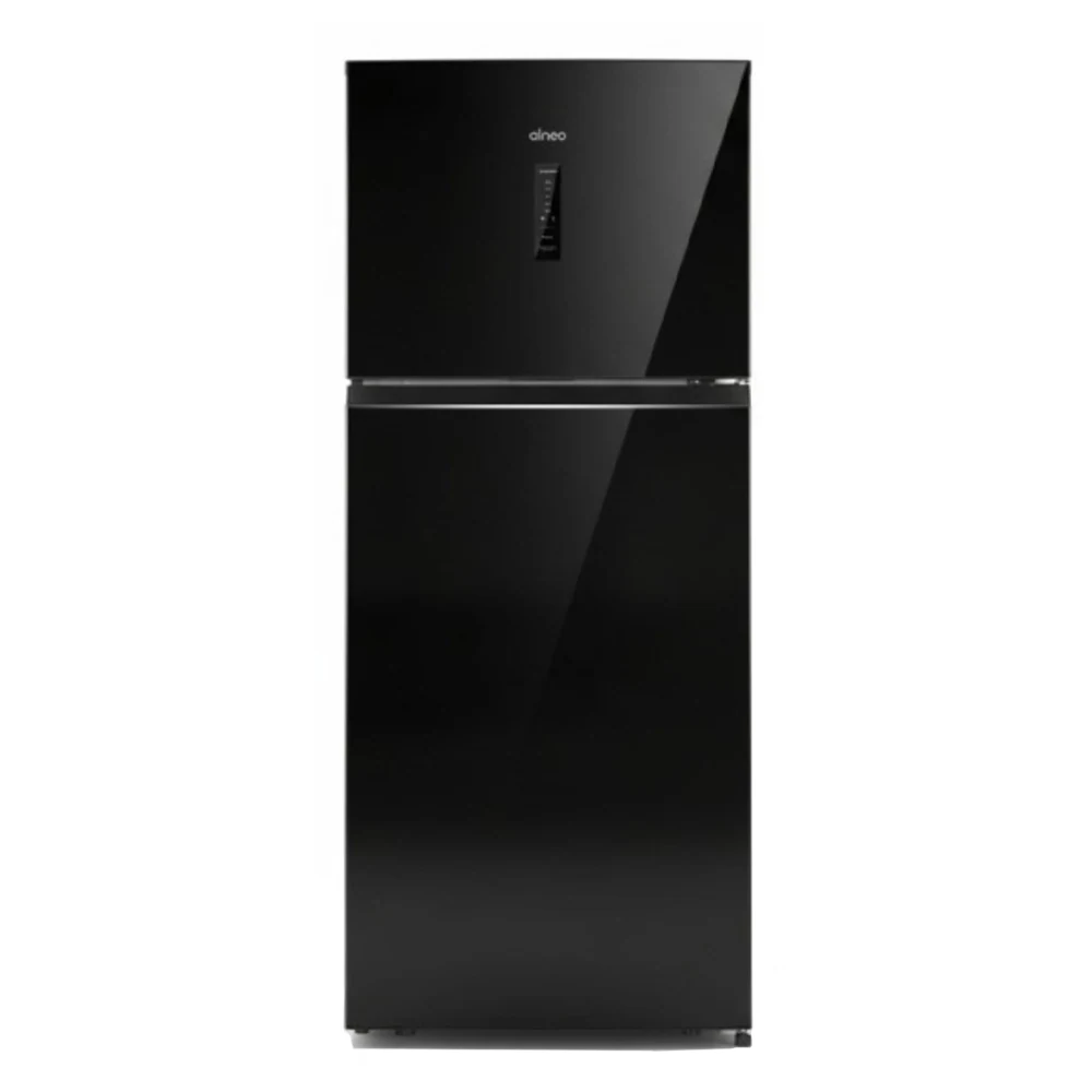 მაცივარი Alneo ALN 470 BLACK GLASS