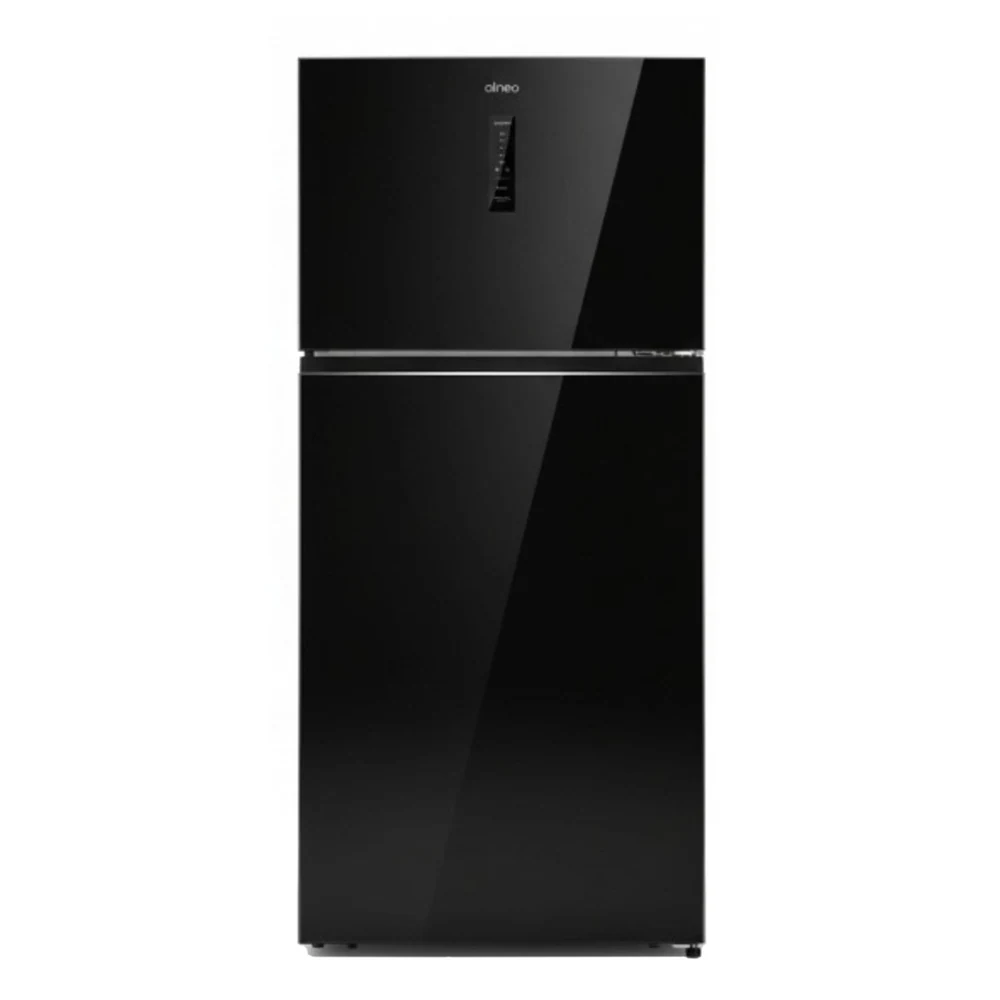 მაცივარი Alneo ALN 480 BLACK GLASS