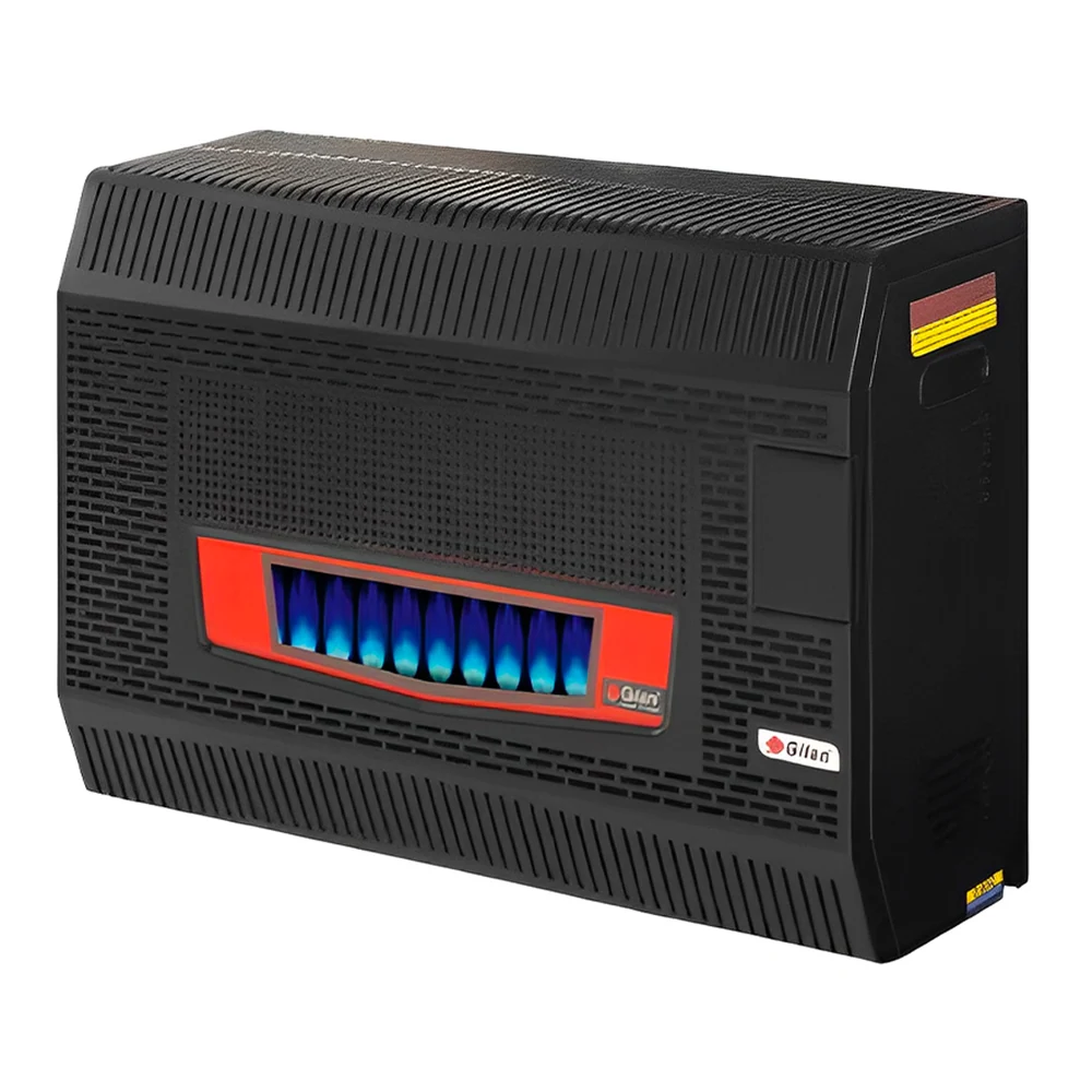 გაზის გამათბობელი Gilan GDS-311-C BLACK GLASS
